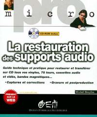 La restauration des supports audio