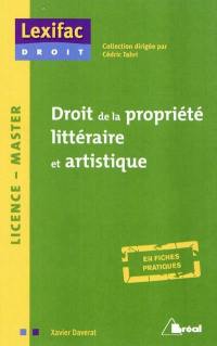 Droit de la propriété littéraire et artistique