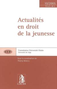 Actualités en droit de la jeunesse