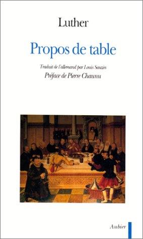 Propos de table