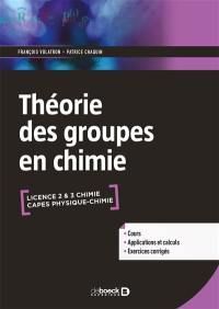 Théorie des groupes en chimie licence et master de chimie, écoles d'ingénieurs