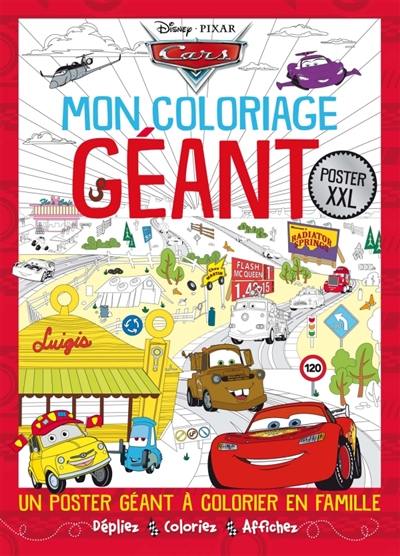 Cars : mon coloriage géant