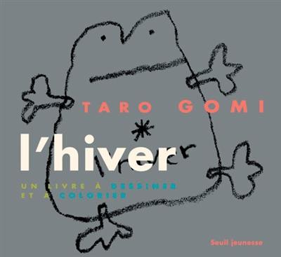 Hiver : un livre à dessiner et à colorier