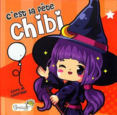 C'est la fête chibi : livre de coloriage