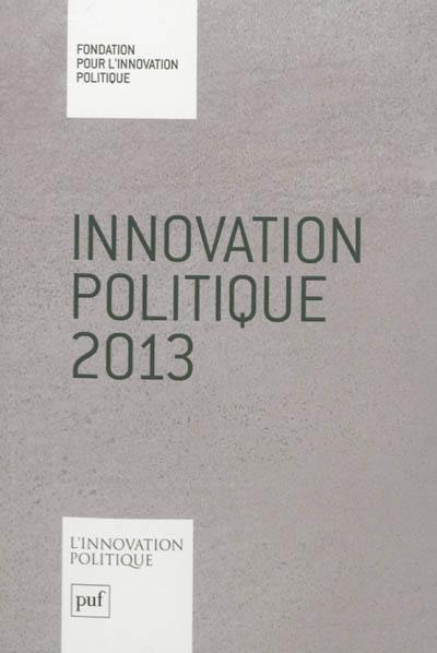 Innovation politique 2013