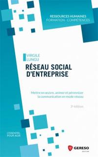 Réseau social d'entreprise : mettre en oeuvre, animer et pérenniser la communication en mode réseau