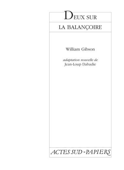 Deux sur la balançoire