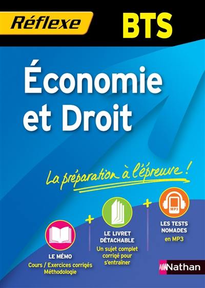 Economie et droit : BTS : nouveau programme