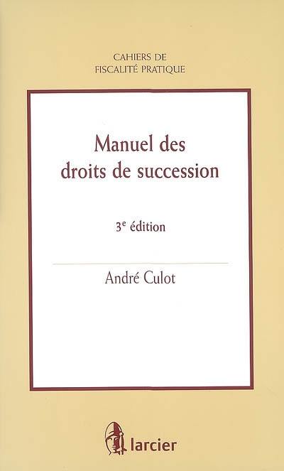 Manuel des droits de succession