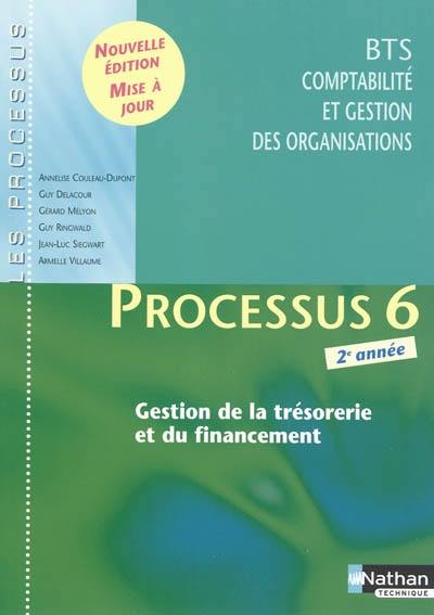 Processus 6 : gestion de la trésorerie et du financement, BTS CGO 2e année