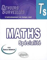 Mathématiques spécialité, terminale S