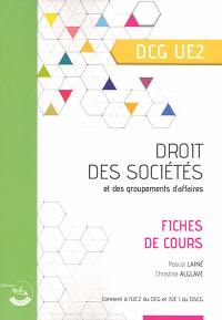 Droit des sociétés et des groupements d'affaires, DCG UE2 : fiches de cours