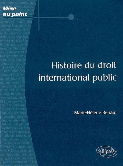 Histoire du droit international public