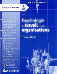 Psychologie du travail et des organisations