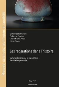 Les réparations dans l'histoire : cultures techniques et savoir-faire dans la longue durée