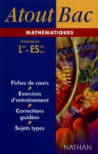 Mathématiques, terminale L spé, ES obl. spé.