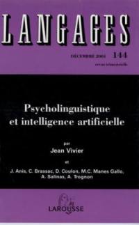 Langages, n° 144. Psycholinguistique et intelligence artificielle