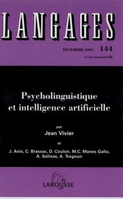 Langages, n° 144. Psycholinguistique et intelligence artificielle