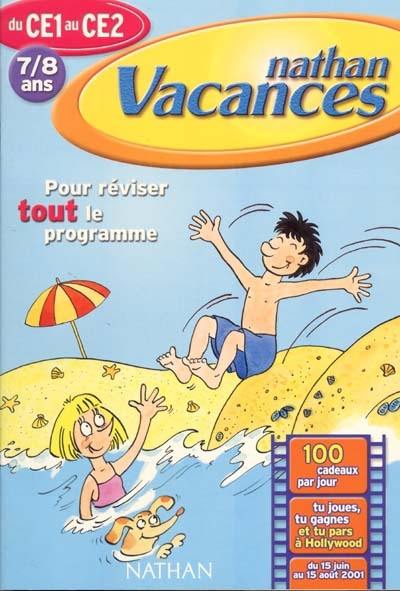 Nathan vacances du CE1 au CE2, 7-8 ans : pour réviser tout le programme