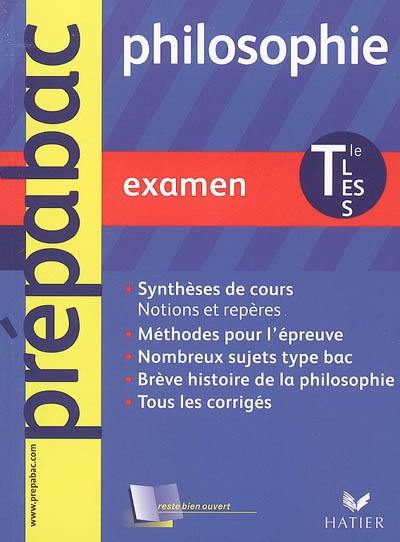 Philosophie terminales L, ES, S : examen