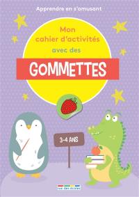 Mon cahier d'activités avec des gommettes PS, 3-4 ans : apprendre en s'amusant