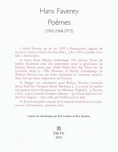 Poèmes : 1962, 1968, 1972