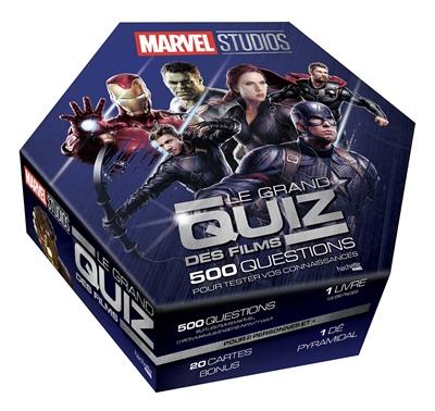 Marvel studios : le grand quiz des films : 500 questions pour tester vos connaissances