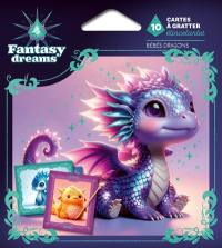 Bébés dragons : 10 cartes à gratter étincelantes