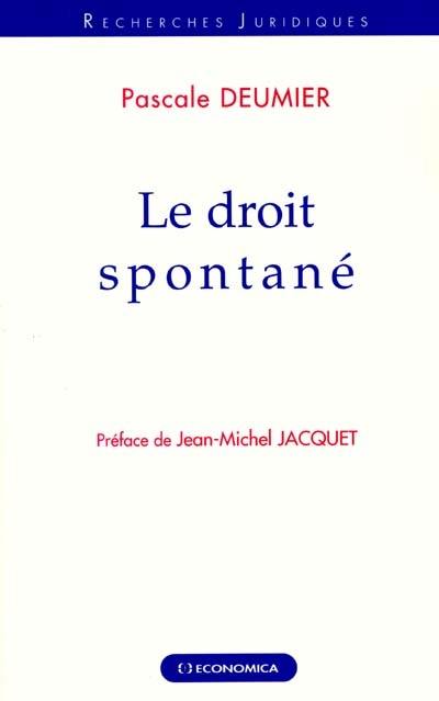 Le droit spontané