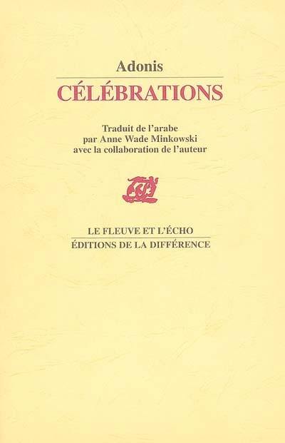 Célébrations : poèmes