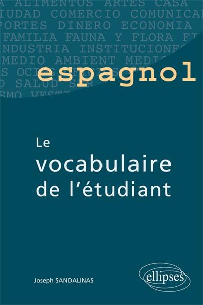 Le vocabulaire de l'étudiant