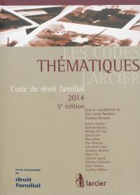 Code de droit familial 2014