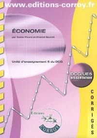 Economie : unité d'enseignement 5 du DCG : corrigés