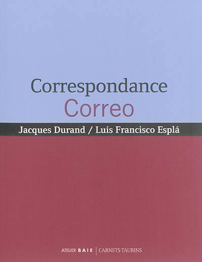 Correspondance. Correo