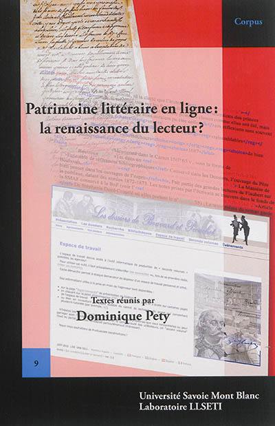 Patrimoine littéraire en ligne : la renaissance du lecteur ?