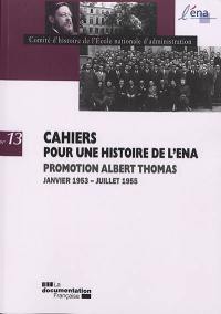 Promotion Albert Thomas : janvier 1953-juillet 1955