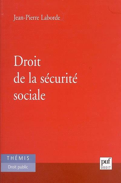 Droit de la sécurité sociale