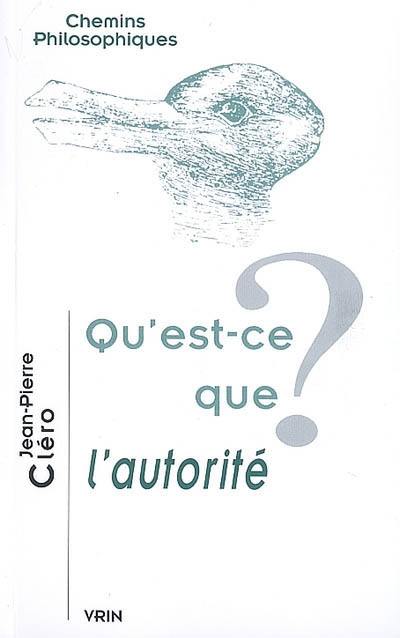 Qu'est-ce que l'autorité ?