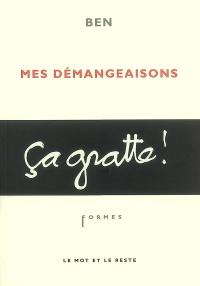 Mes démangeaisons : ça gratte !