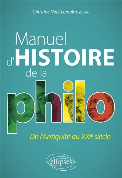 Manuel d'histoire de la philo : de l'Antiquité au XXIe siècle