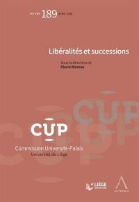 Libéralités et successions