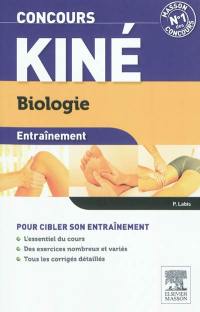 Concours kiné : biologie : entraînement