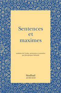 Sentences et maximes