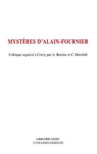 Mystères d'Alain-Fournier