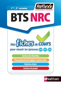 BTS NRC, 1re, 2e années : mes fiches de cours pour réussir les épreuves E4, E5, E6