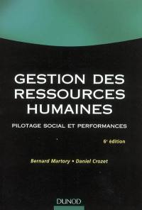 Gestion des ressources humaines : pilotage social et performances