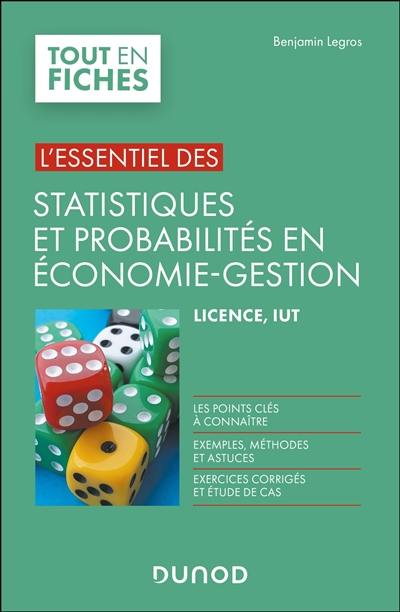 L'essentiel des statistiques et probabilités en économie gestion