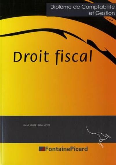 Droit fiscal : diplôme de comptabilité et gestion