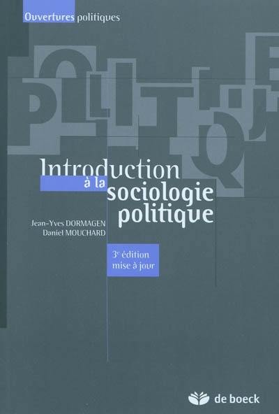 Introduction à la sociologie politique