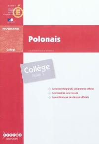 Polonais : palier 1